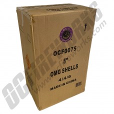 Wholesale Fireworks OMG 5" Canister Shells Case 4/24 (Wholesale Fireworks)